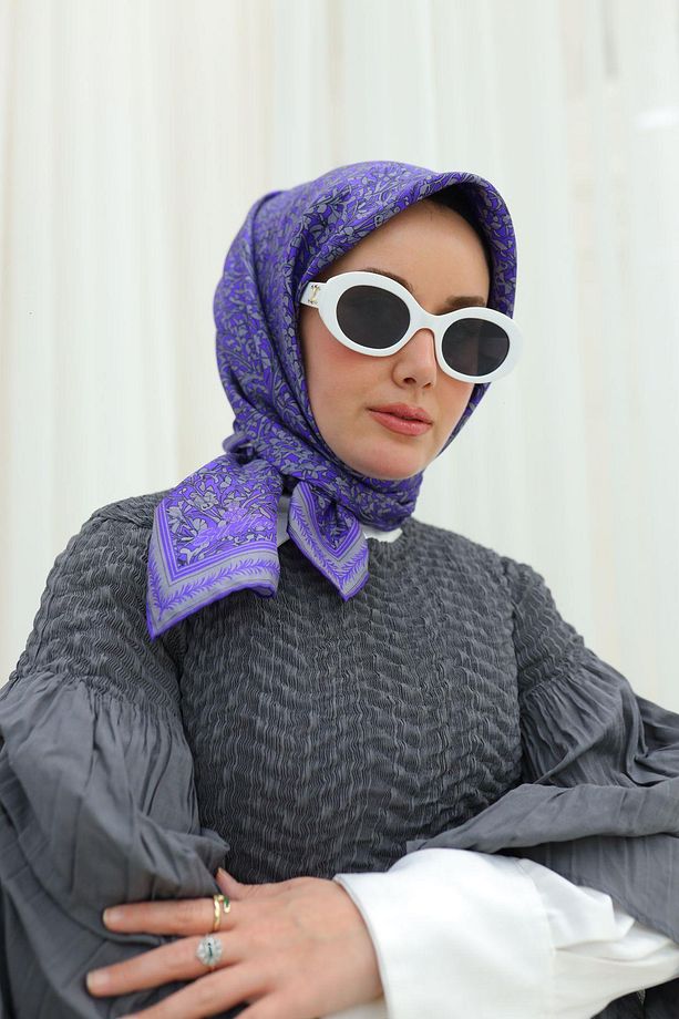 Twill İpek Eşarp 11459-18 - 5