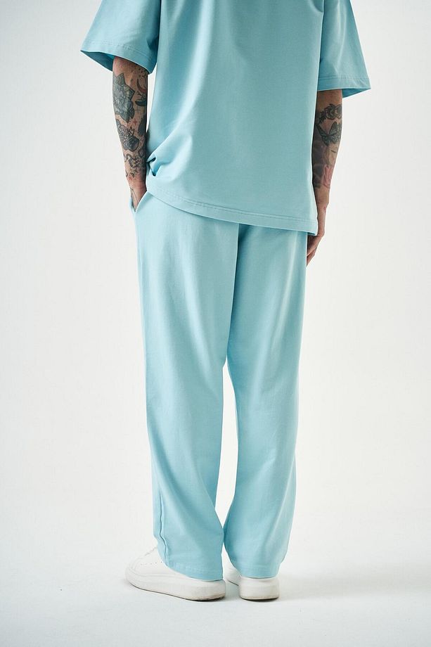 Erkek Basic Baggy Eşofman Altı Bebe Mavi - 6