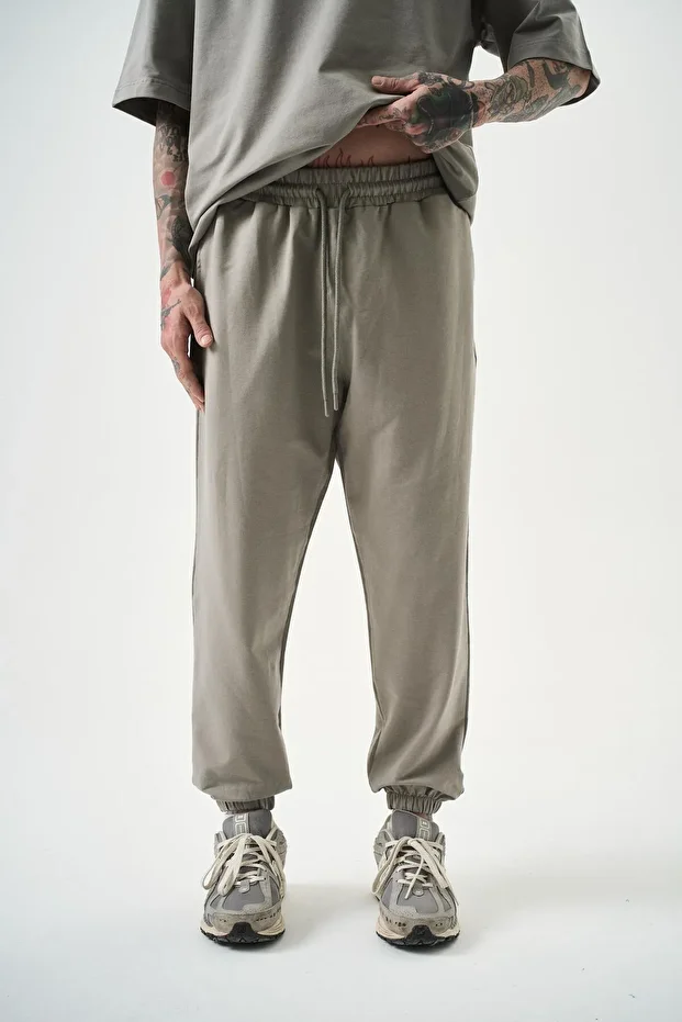 Erkek Basic Jogger Eşofman Altı Gri - 1