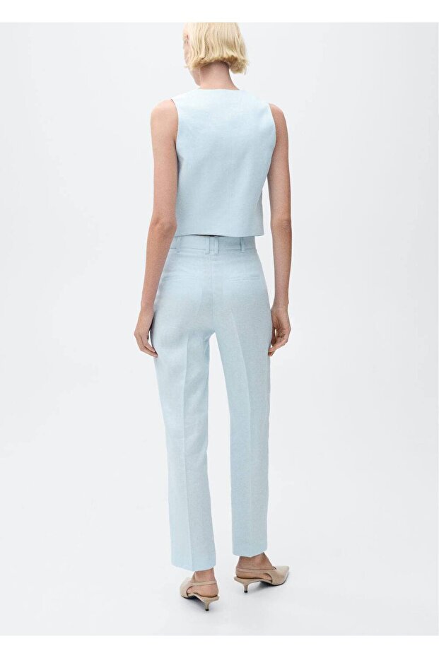 Keten pantolon takım - 4