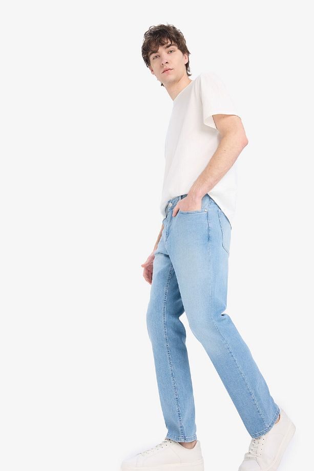 Sergio Regular Fit Normal Kalıp Normal Bel Boru Paça Jean Pantolon E2734ax25sp - 3