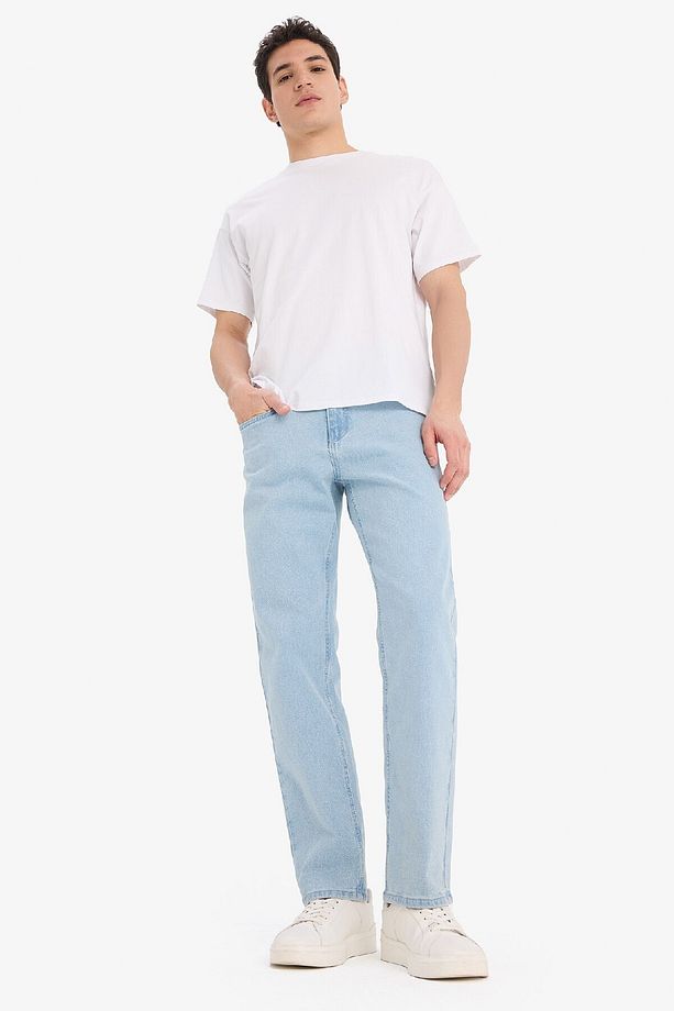 Sergio Regular Fit Normal Kalıp Normal Bel Boru Paça Jean Pantolon E1936ax25sp - 2