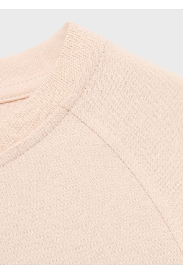 Yumuşak apreli pamuklu sweatshirt - 5