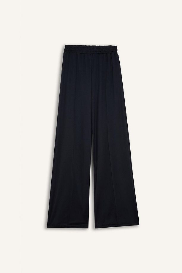 Wide Leg Geniş Bol Paça Eşofman Altı Basic Düz Beli Lastikli Bağcıklı E3953ax24wn - 6