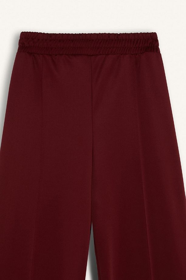 Wide Leg Geniş Bol Paça Eşofman Altı Basic Düz Beli Lastikli Bağcıklı E3953ax24wn - 8