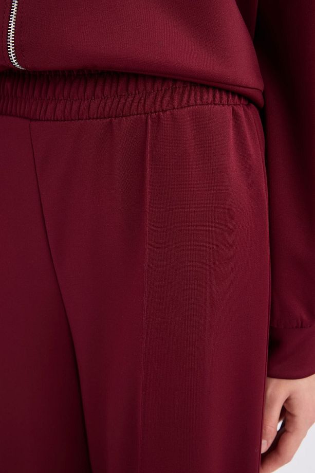 Wide Leg Geniş Bol Paça Eşofman Altı Basic Düz Beli Lastikli Bağcıklı E3953ax24wn - 5