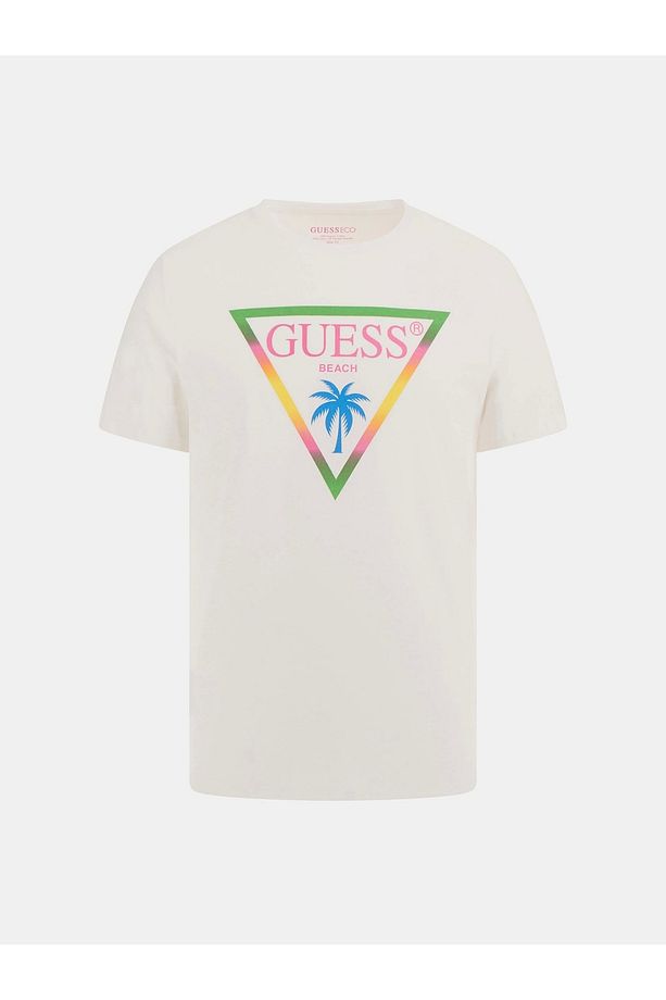 SS CN TRIANGLE PALM TEE Erkek Beyaz T-shirt F5GI00J1314-G011 - 5