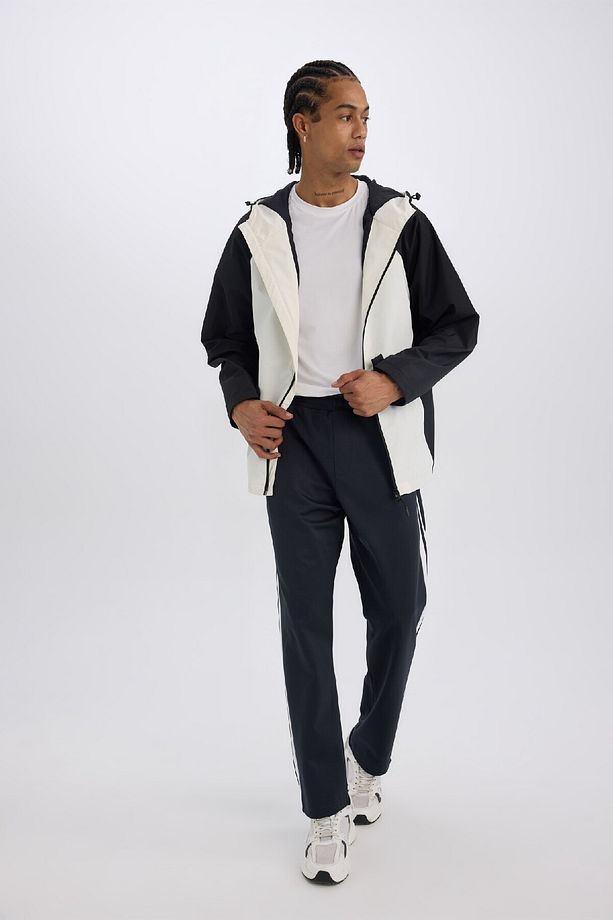 Fit Sporcu Jogger Eşofman Altı Standart Fit Standart Paça Skuba Dalgıç Kumaş Beli Lastikli Dü - 3