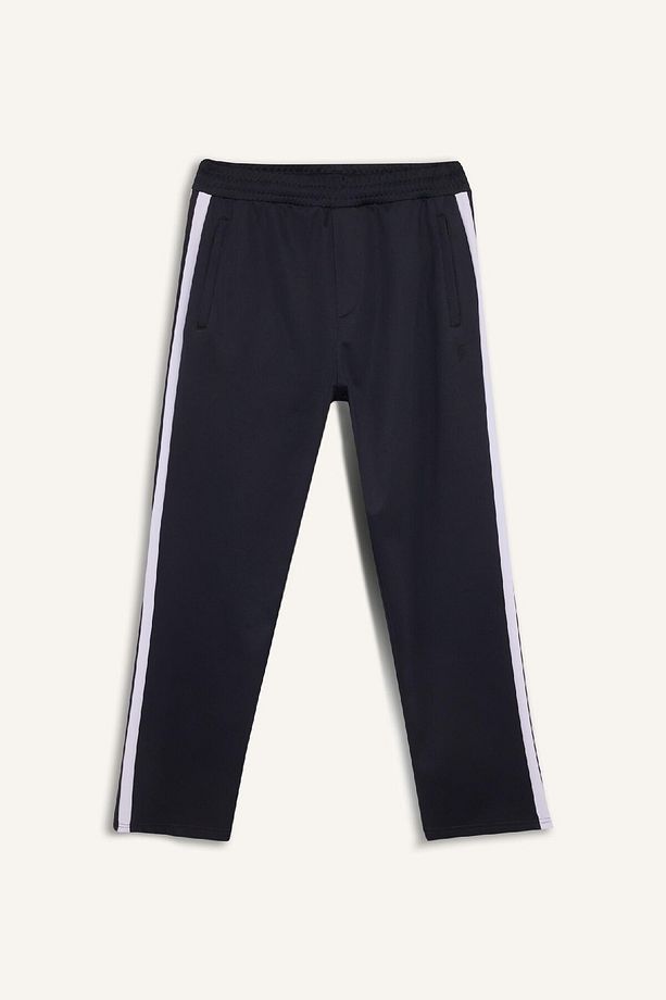 Fit Sporcu Jogger Eşofman Altı Standart Fit Standart Paça Skuba Dalgıç Kumaş Beli Lastikli Dü - 7