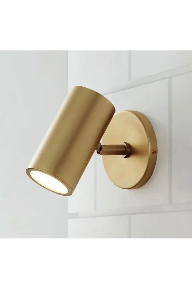 Modern Sophia Aplik Duvar Aplik Oynar Başlıklı Ampul Hariçtir Eskitme Gold Sarı - 1