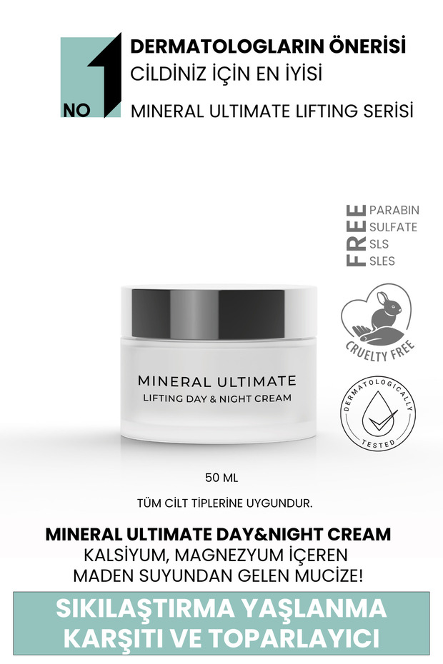 Mineral Ultimate Lifting Firming, Lifting and Anti-Aging Day and Night Cream - 50 ml