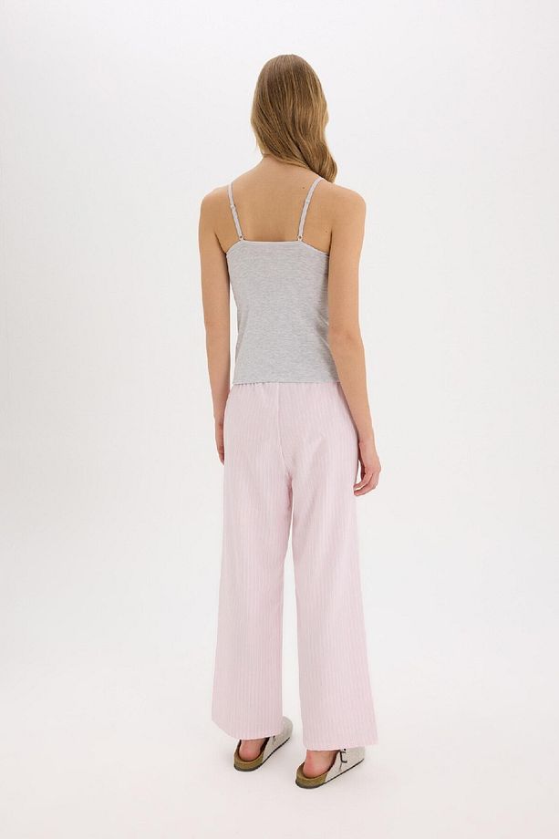 Regular Fit Poplin Pijama Altı-fall In Love E3116ax25sp - 6