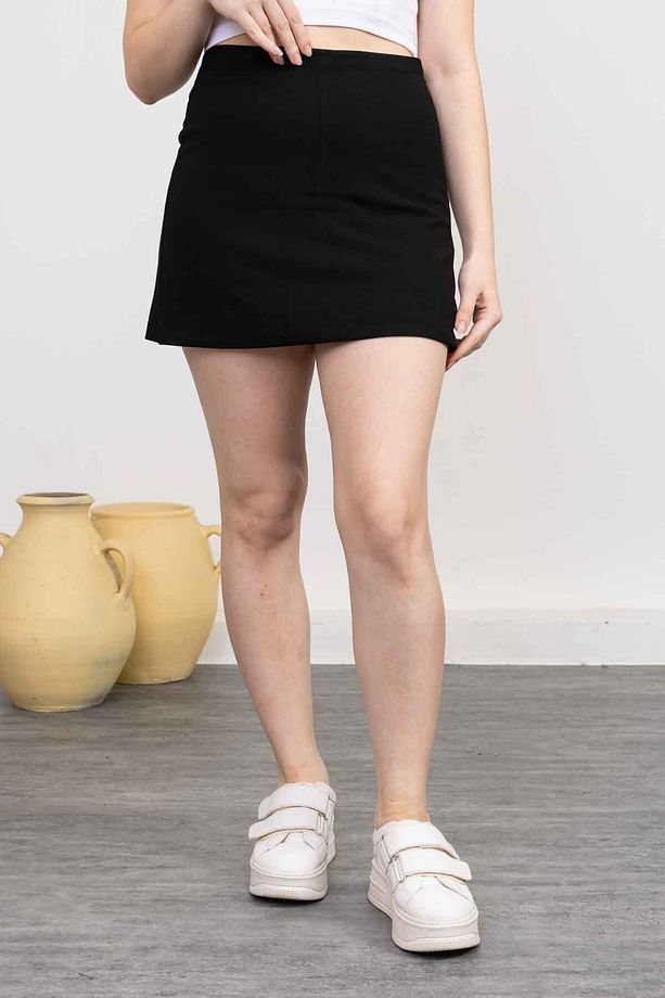 Cotton Şort Etek - 1