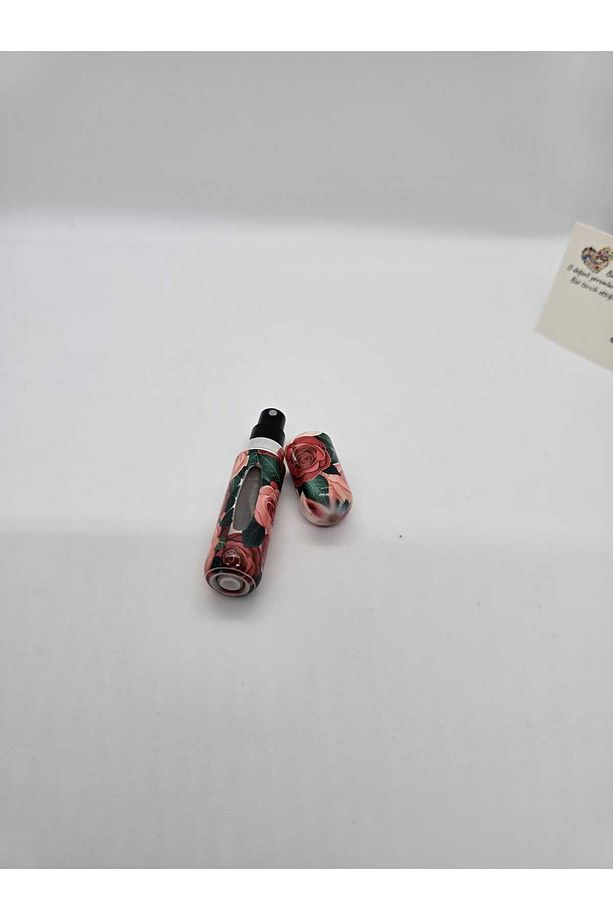 Mini Seyahat Parfüm Dolumlu Atomizer, Taşınabilir Parfüm Sprey Şişesi 5 ml (Koyu Gül) - 4