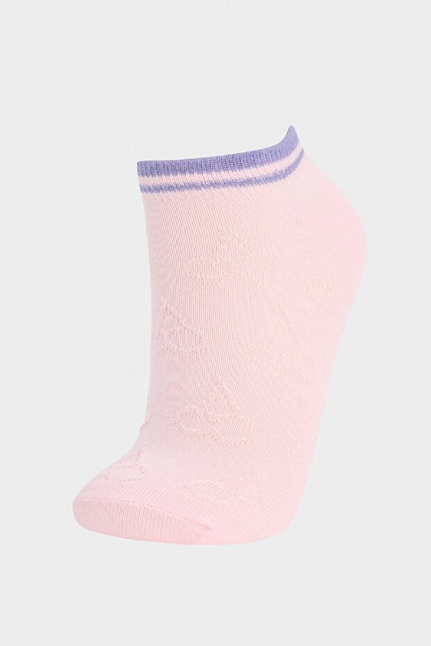 Kız Çocuk 5'li Pamuklu Patik Çorap E6056a8ns - 5