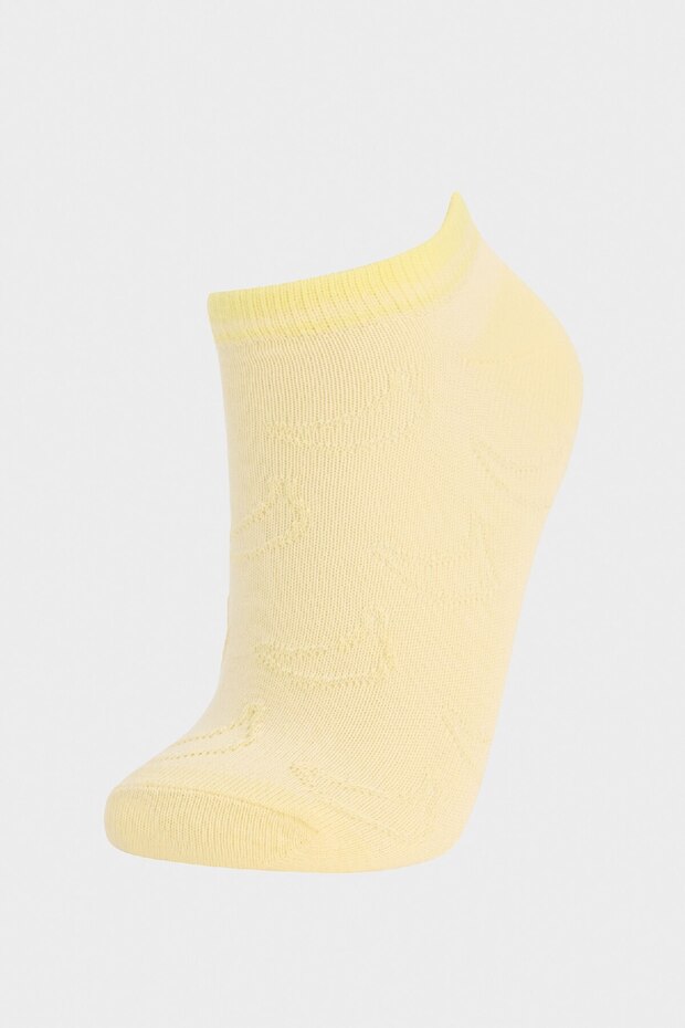 Kız Çocuk 5'li Pamuklu Patik Çorap E6056a8ns - 4