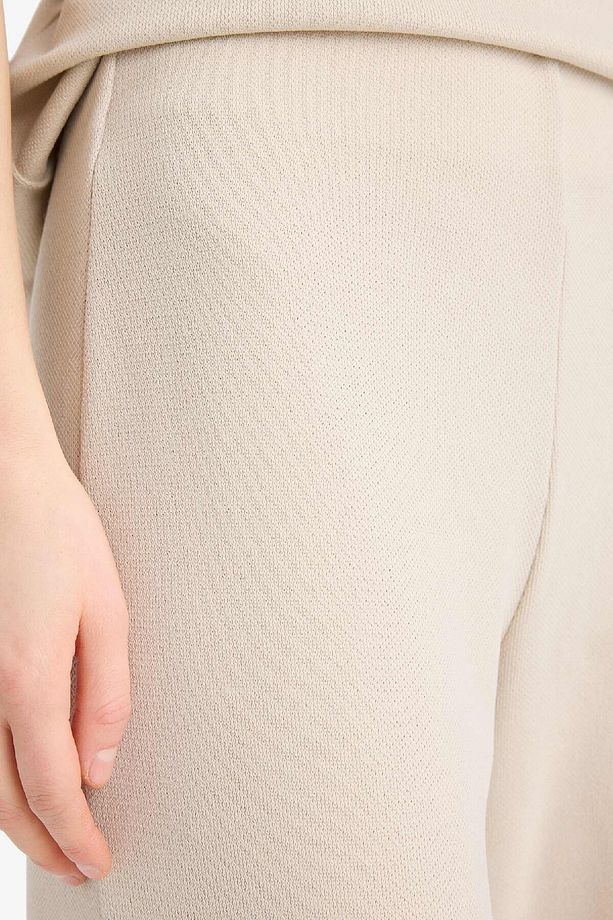 Wide Leg Geniş Paça Basic Düz Pike Pantolon E5784ax25sp - 7