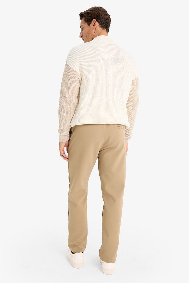 Regular Fit Normal Kesim Kumaş Pantolon Cepli Düz Paça E2937ax24wn - 8