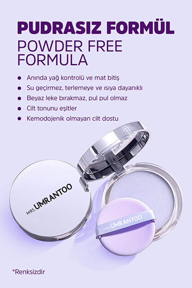 Matte Oil Control Gel Compact Violet - 4