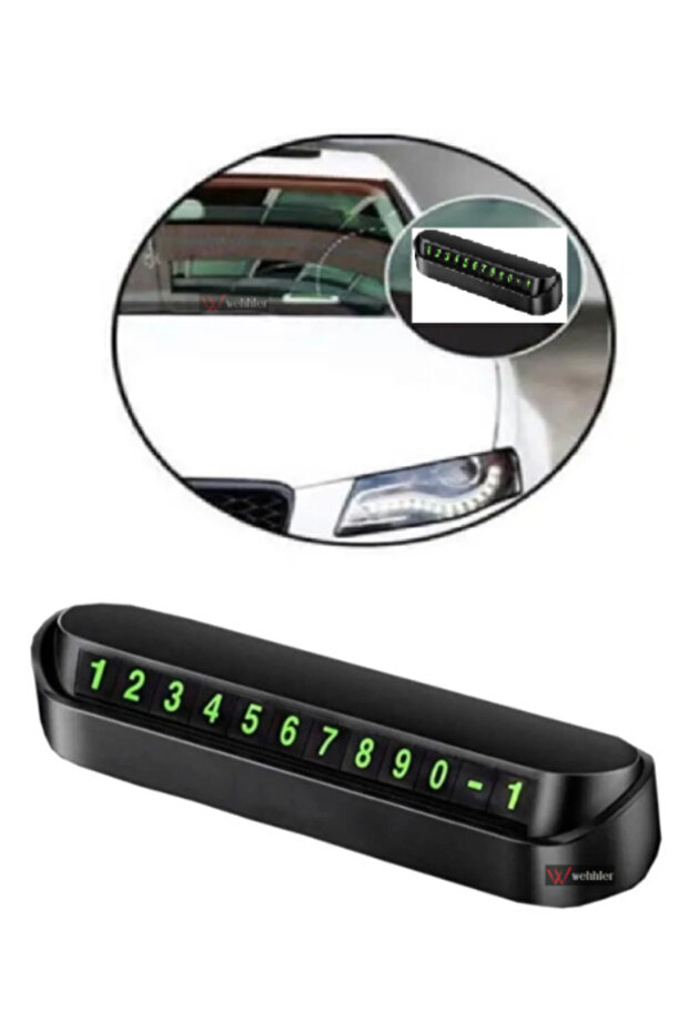 Bmw 5 Series E34 Sedan 1992-1993-1994-1995 Car Parking Numberer-Phone Number Indicator - 3