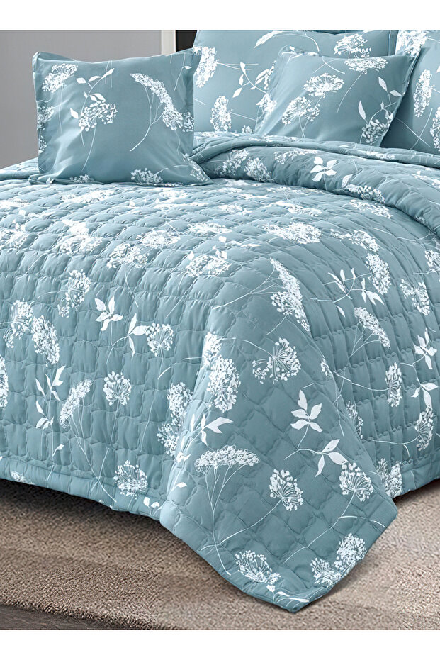 طقم لحاف مضغوط مقاس كينج، لونين، 6 قطع، مقاس 220×240 سم - 4