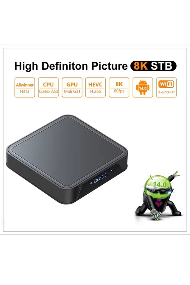Pro Atv 4k Android 14 Wifi 5g Bluetooth Smart Tv Box Android Box Tv ( Türkçe Menü ) - 8