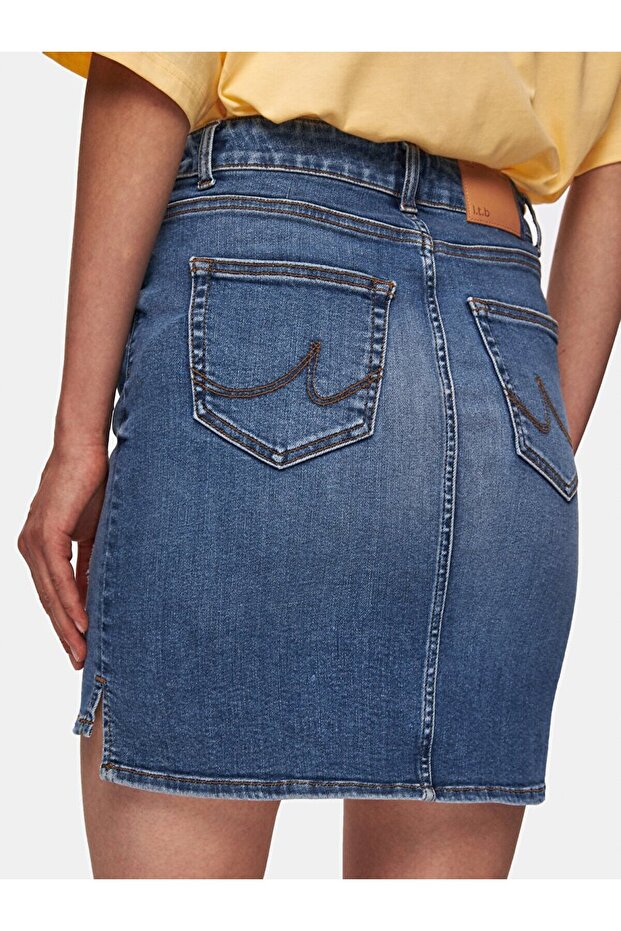 Mırah X Mini Jean Etek - 6