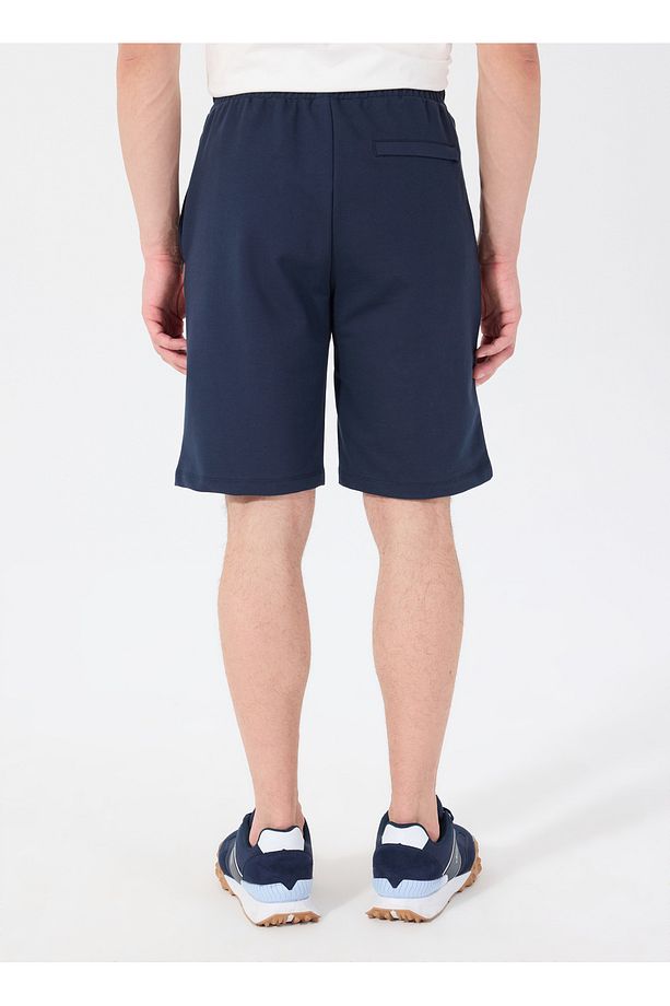 Lacivert Erkek Basic Düz Sweat Şort J5SM-SHT7252 - 5