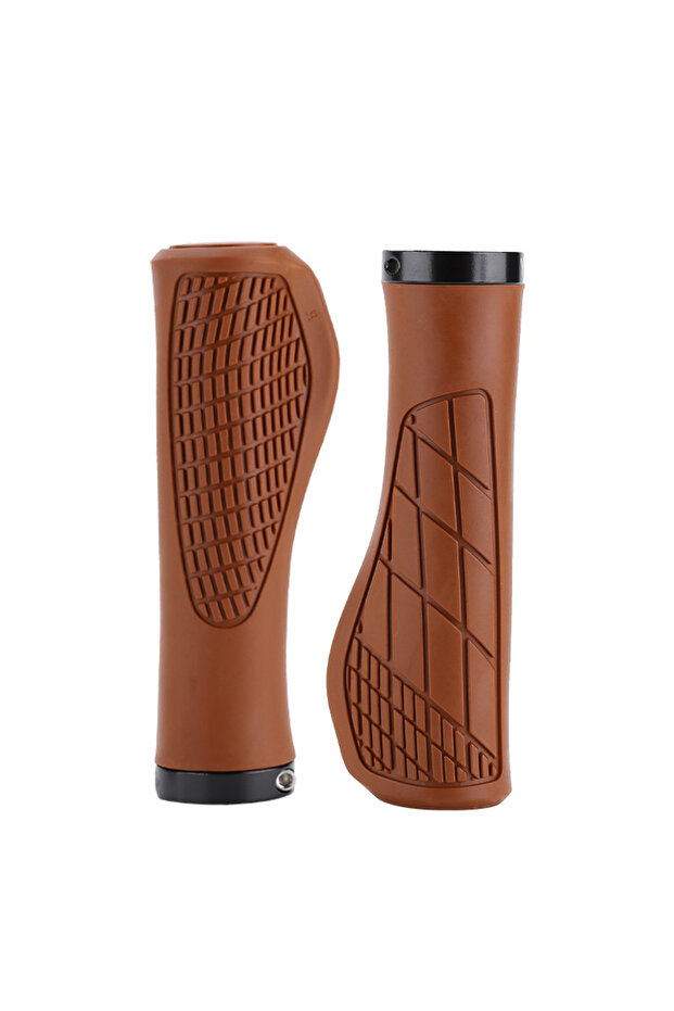 M1 Brown Grip Bicycle grips MTB Cuffs Lock on Mountain Bike Handlebar Handles for Bicycle Bike Handl