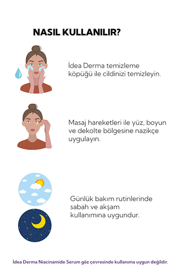 İdea Derma Niacinamide Pore Tightening And Lightening Serum 30 ml - 6