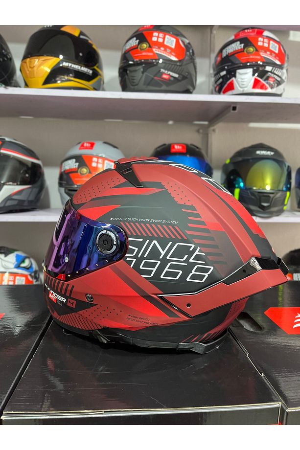 Helmets Thunder 4 Sv luminence solid kask(şeffaf vizörlü) - 6
