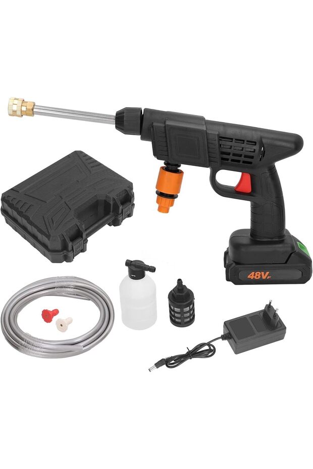 48V High-Pressure Water Sprayer, Car Washing Machine, 5M Range, Cordless Portable Electric Water Hig