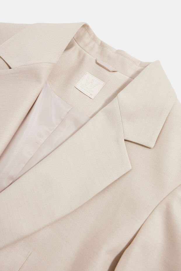 BEJ DÜĞMELİ CEKET - 3