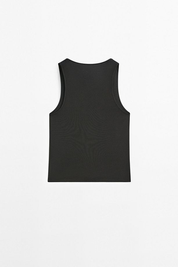 Zımbalı halter yaka top - 4