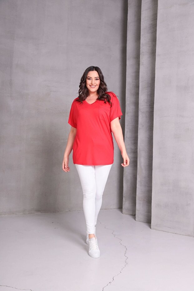 Basic Blouse with Pockets - 4