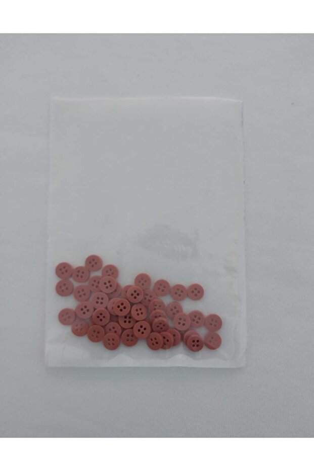 زر بوليستر بقطر 1 سم وقطر 1 سم 50 قطعة. - 4