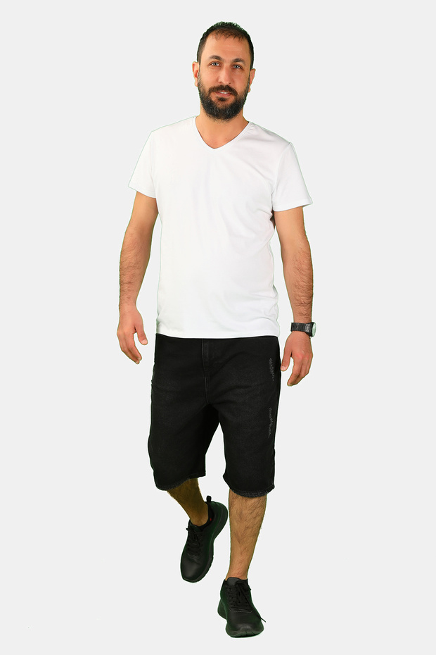 Men's Low Waist Shorts in Black