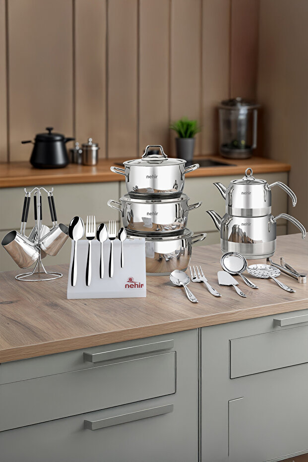 Essential 80 Parça Paslanmaz Çelik Çeyiz Seti - 1