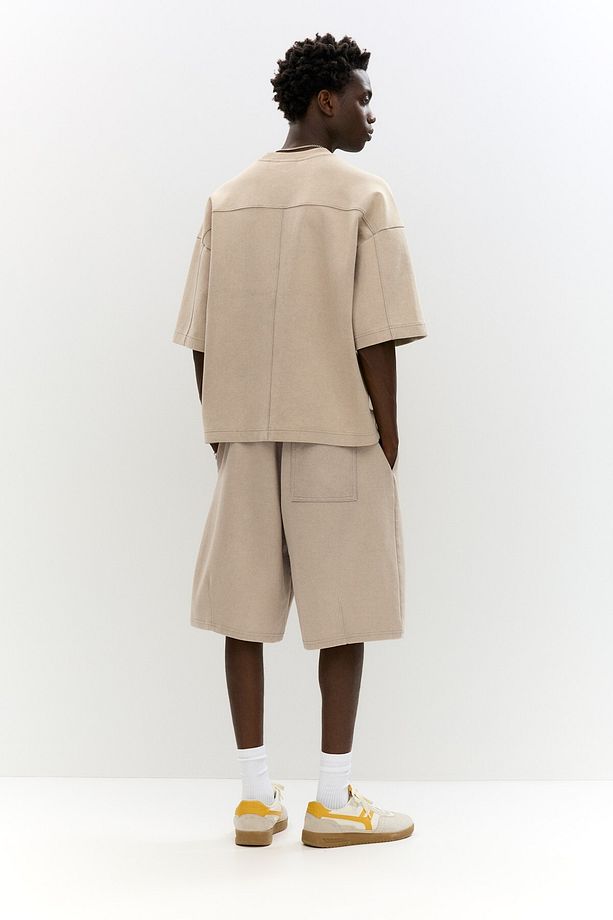 Super baggy jogger bermuda - 6