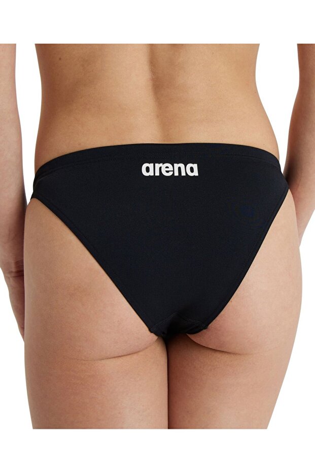 WOMEN'S TEAM SWIM BOTTOM SOLID/BLACK - 7
