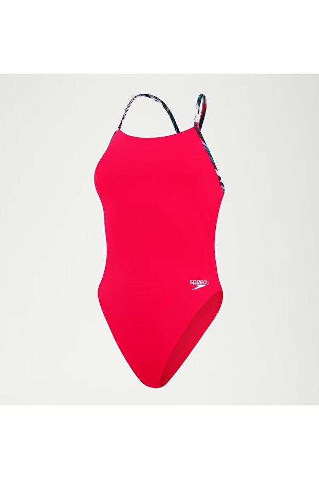 Solid Lattice Tie-back Kadın Mayo - 4