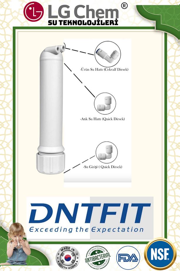 LG Chem DNT FITTINGS MEMBRAN YENİLEME 8 PARÇA SETİ MEM-MEMKABI-SHUTOFF-FLOW-CHECKV-DİRSEKLER - 3