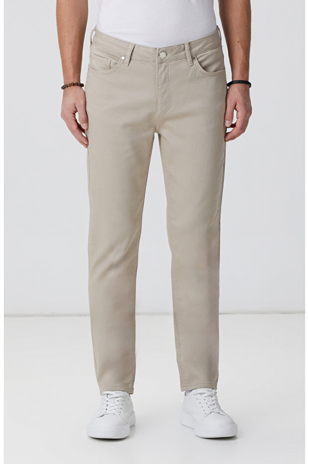 Bej Casual Pantolon - 2