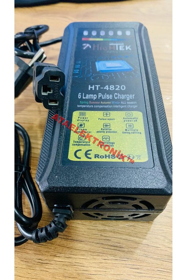 48 Volt 20 Amper Volta UYUMLU VSM-VSC -VSA Elektrikli Bisiklet Şarj Aleti - 3