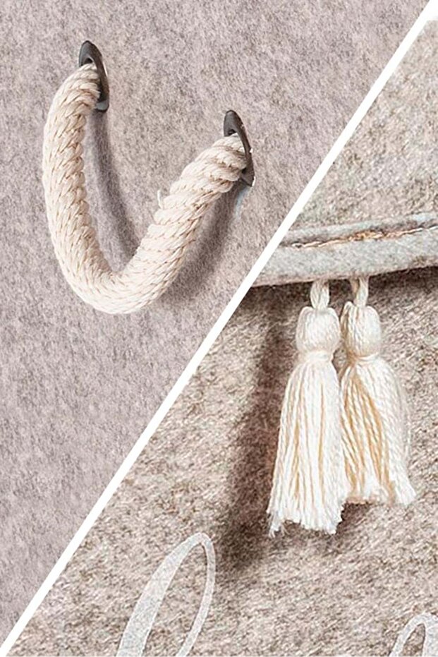 Keçe Kapaklı Mega Kutu - Bej - 2