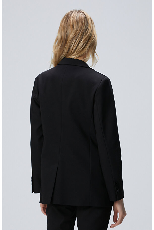 Siyah Blazer Ceket - 5