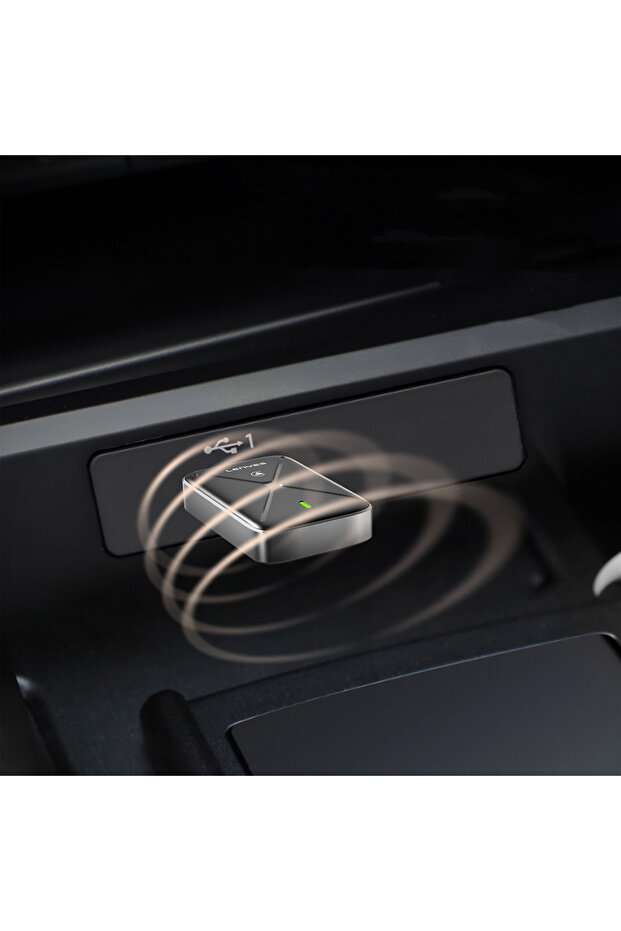 Wireless Transmitter Adaptör Lenyes LCP01 USB Bluetooth 5.0 Siyah - 4