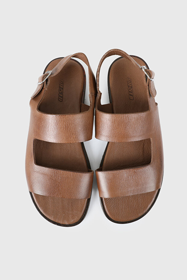 صندل جلدي بحزام مزدوج - 2