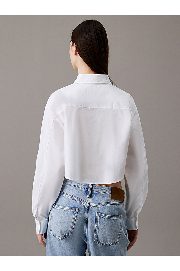 Kadın Beyaz Uzun Kollu Bluzlar - 2