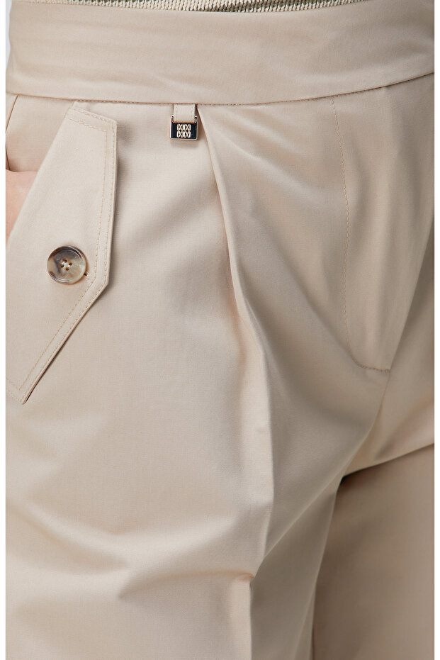 Açık Bej Pantolon - 5